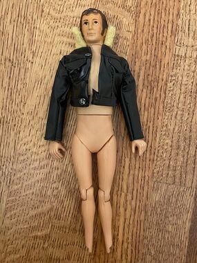 Vintage Mego "Fighting Yank" Action Figure with Sky High Air Force Pilot Jacket